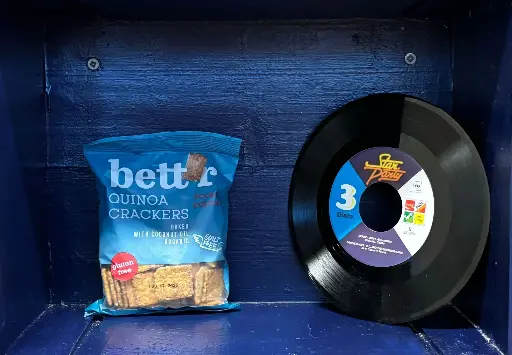 Quinoa crackers gerookte paprika